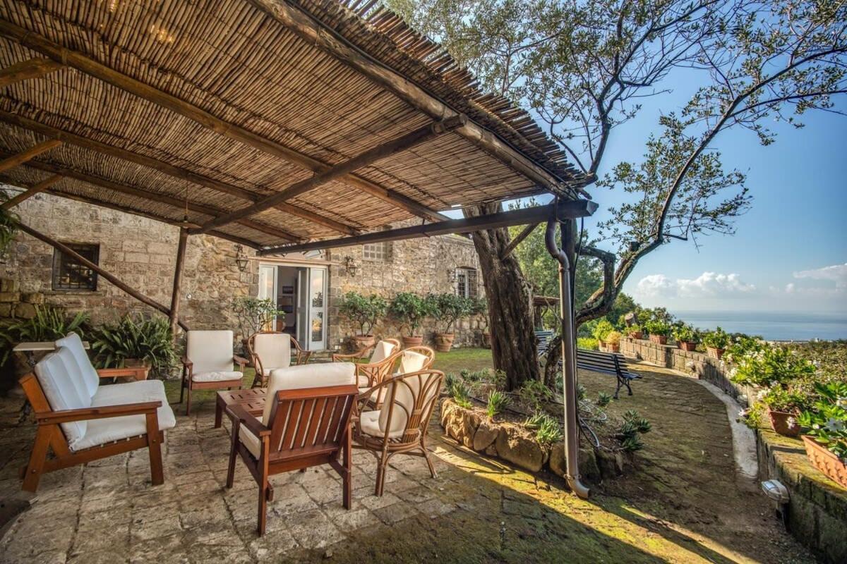 Villa Monticello Rustic, Capri Views & Pool Massa Lubrense Buitenkant foto
