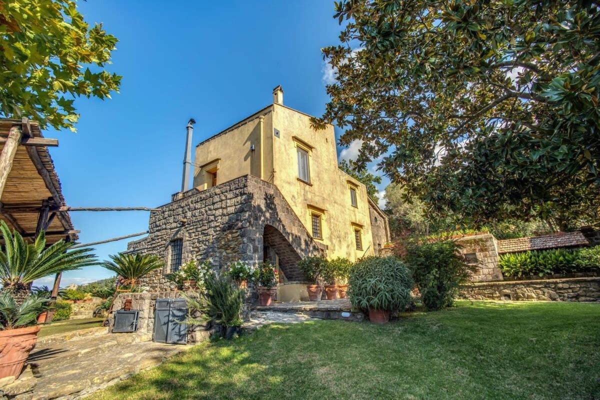 Villa Monticello Rustic, Capri Views & Pool Massa Lubrense Buitenkant foto